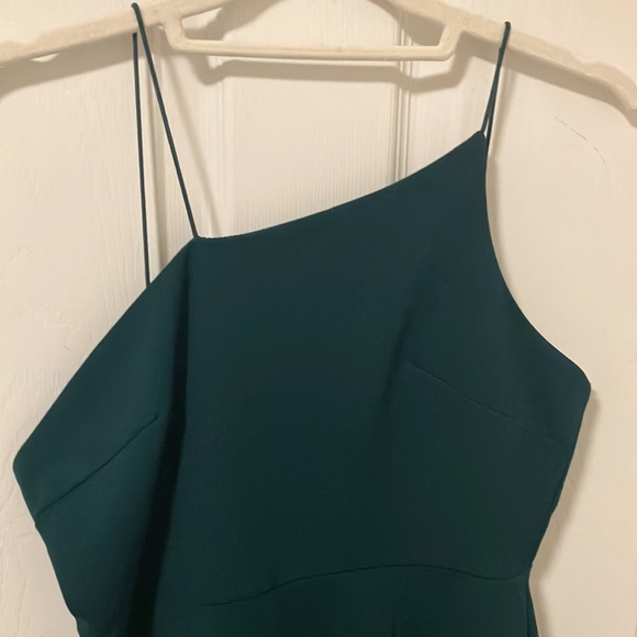 Party for Two Emerald Green Asymmetrical Bodycon Mini Dress - Picture 5 of 12